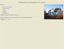 Tablet Screenshot of familjen-persson.se